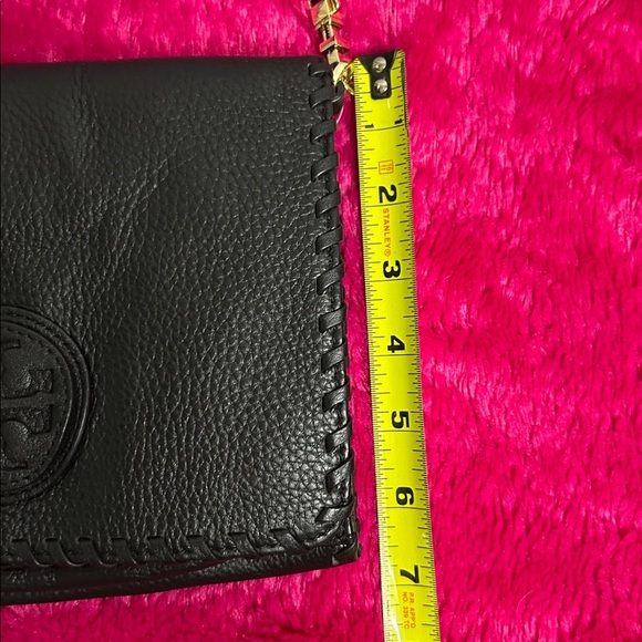 Tory Burch Black Crossbody Bag with Gold Accents - Picture 9 of 10